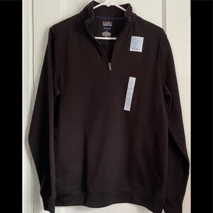 NWT Croft & Barrow Regular Fit Fleece Sweater